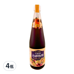 崇德發 洛神梅醋, 500ml, 4瓶