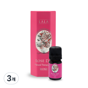 LALA Rose Day女性私密香氛精油 玫瑰香, 10ml, 3瓶