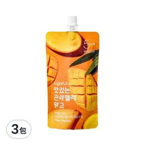 sugarlolo INTAKE 蒟蒻果凍飲 芒果風味, 150ml, 3包