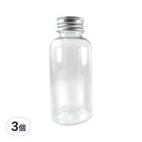 台灣 COSMOS 鋁蓋瓶, HY75A, 透明色, 75ml, 3個