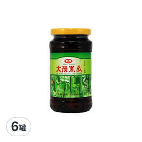 大茂 黑瓜, 375g, 6罐