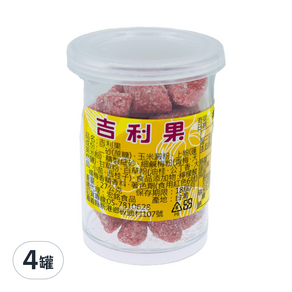 宏銘食品 吉利果罐, 25g, 4罐