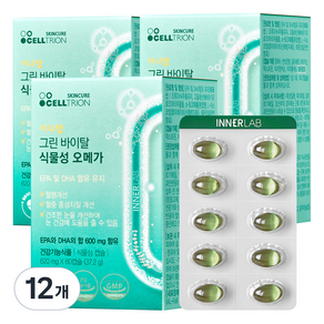 INNERLAB Celltrion Green Vital 蔬菜歐米茄, 60顆, 12個