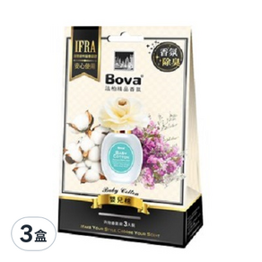 Bova 法柏精品香氛 花漾香氛包 嬰兒棉 3入, 30g, 3盒