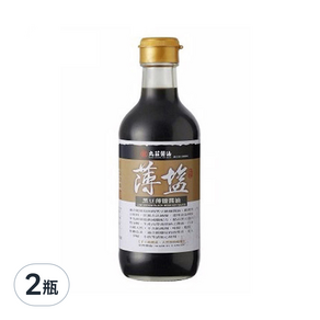 丸莊醬油 黑豆薄鹽醬油, 300ml, 2瓶