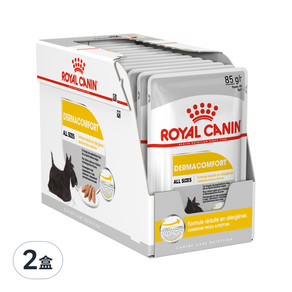 ROYAL CANIN 法國皇家 RCCNW 犬主食濕糧 皮膚保健 DMW, 85g, 12包, 2盒