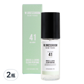 W.DRESSROOM 多麗絲 衣物居家香氛噴霧, No.41 Jas-Mint 薄荷茉莉, 70ml, 2瓶