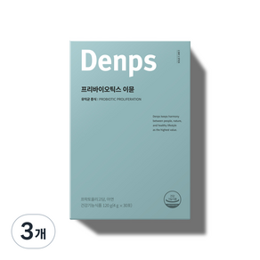 Denps 乳酸菌保健粉隨身包, 120g, 3個