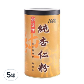 御復珍 100%純杏仁粉 無添加糖 純素, 300g, 5罐