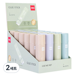 deLi 得力 玉米粉Glustick中型 21g*4種*6入組 53276, 21g, 2組