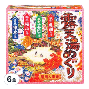 EARTH 地球製藥 露天溫泉入浴劑, 540g, 6盒