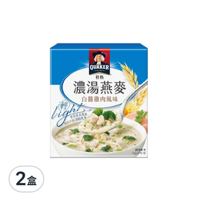 QUAKER 桂格 濃湯燕麥 白醬雞肉風味 5入, 225g, 2盒