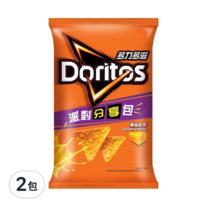 Doritos 多力多滋 玉米片分享包 黃金起司, 156g, 2包