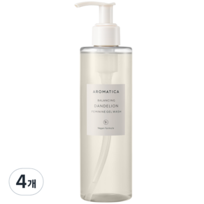 AROMATICA 蒲公英女性私密清潔乳, 250ml, 4瓶