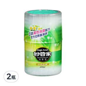 妙管家 消臭液 自然芳香, 400ml, 2瓶