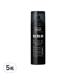 uno 強硬作風定型霧, 5瓶