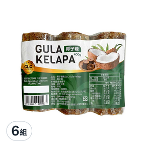 CLC Gula Kelapa 椰子糖, 400g, 6組