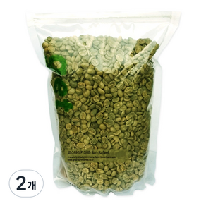 Green Earth 哥斯達黎加 SHB 聖拉斐爾綠咖啡, 生豆子, 1kg, 2包