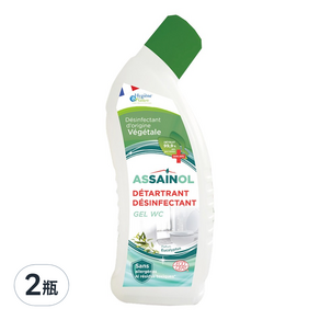 ASSAINOL 愛潔諾 有機乳酸馬桶除垢清潔劑 尤加利香, 750ml, 2瓶