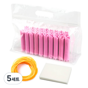 Cell Ribbon Hair Volume Roll Star Self Perm Ceramic Rod No. 3 Set, 單色, 5組