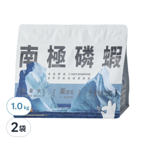 PAW PAW LAND 肉球世界 AK南極磷蝦 全貓齡凍乾無穀糧, 雞肉口味, 1kg, 2袋