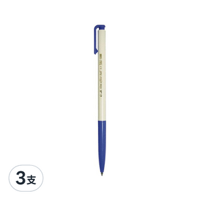 O.B. 歐布德 自動原子筆 0.3mm OB1006, 藍, 3支