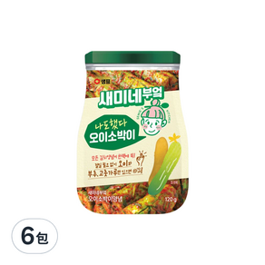 Sempio 膳府 泡菜醬 醃小黃瓜專用, 120g, 6包