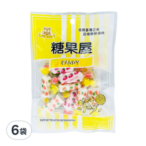 吉米吉 糖果屋 水果知心軟糖, 55g, 6袋