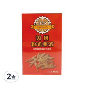 瀚軒 上選美國粉光蔘茶, 3g, 50入, 2盒