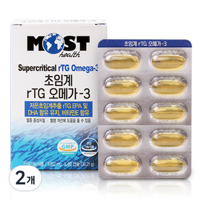 最超臨界 rTG Omega-3 36.21kg, 2個, 30顆