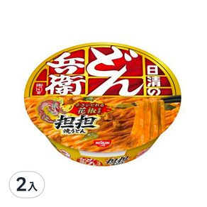 NISSIN 日清 咚兵衛 擔擔炒烏龍碗麵, 114g, 2入