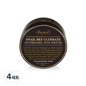 Benton Snail Bee 終極水凝膠眼貼 1.1g x 60p + 刮刀, 4組