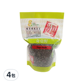 超賀 精選宣言 奇亞籽, 250g, 4包