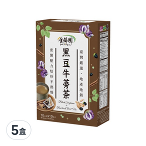 薌園 黑豆牛蒡茶, 10g, 10包, 5盒