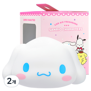 BELLEAMANT Sanrio Cinnamoroll 大臉可補充車載空氣清新劑套裝, 2個, 黑櫻桃