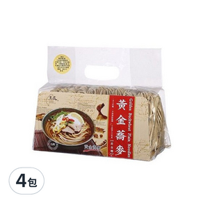 玉民 台灣黃金蕎麥麵, 600g, 4包