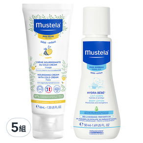 mustela 慕之恬廊 慕之幼潤膚組, 5組