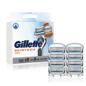 Gillette 吉列 2024 Skin-Tech手動刮鬍刀刀片, 1組