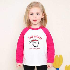 mollimelli 兒童 The Molly Raglan T 恤