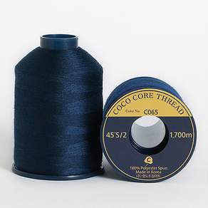 COTTONVILLE Coco Thread 優質縫紉線 45S/2 1700m, C065, 2入