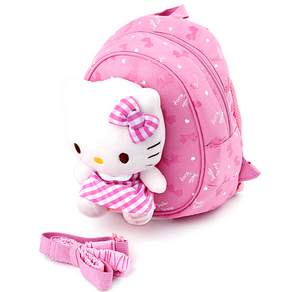 WINGHOUSE Hello Kitty玩偶防走失後背包, 淺粉色(HK0040), 1個