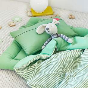 shez Home 兒童睡墊組, 綠色青蛙款