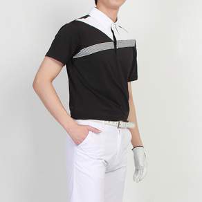mineflow 男士 Themind BL Diagonal Span 高爾夫短袖 T恤