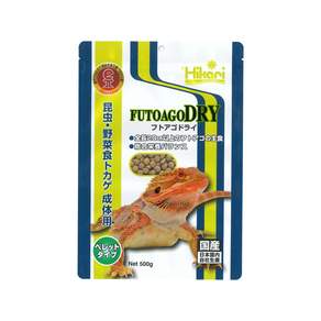 Hikari 高夠力 爬蟲類專用飼料 雜食性成體 顆粒食, 500g, 1包