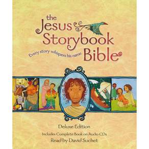 ZONDERkidz The Jesus Storybook Bible Deluxe Edition 平裝書+CD, Zonder Kidz