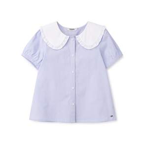 Renoma Kids 女童條紋大領襯衫 R2322B354