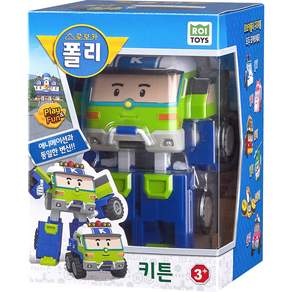 ROBOCAR POLI 基頓變形機器人玩具 4吋, 混合顏色