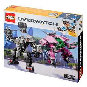 LEGO 樂高 Overwatch系列, #75973  D.Va&Reinhardt, 混色, 1個