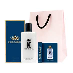 DOLCE&GABBANA 杜嘉班納 乳液 100ml+香水 隨機出貨+購物袋, 1套