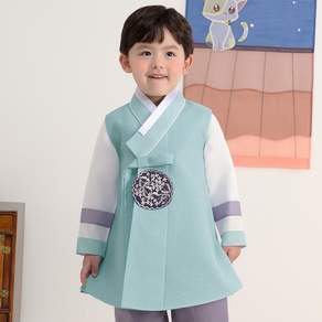 Yega Hanbok 孩童拼色韓服套裝